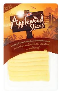 Cheese Cheddar Applewood Smoked Slices Box (6x500g)