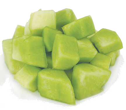 Melon Honeydew Hand Diced 20mm - 1kg