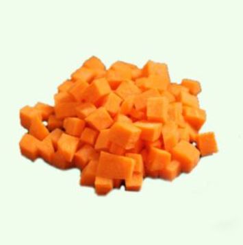 Pumpkin Hand Diced 10mm - 1kg