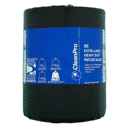 Bin Liners Extra Heavy Duty (Bulk Pack of 90)