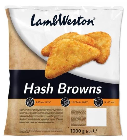 Frozen Hashbrown Lamb Weston