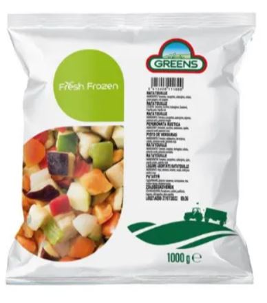 Frozen Ratatouille Mix Pack 1kg