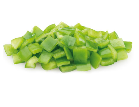 Pepper Green Hand Diced 10mm - 1kg