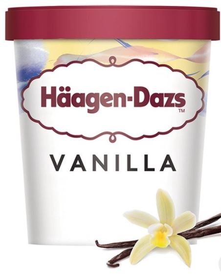 Haagen Dazs Vanilla Box (12x100ml)