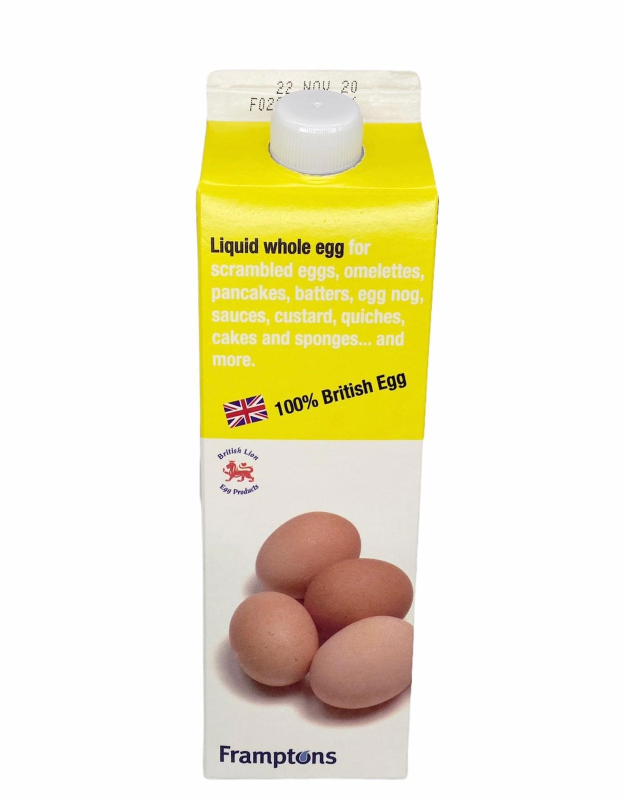 Liquid Egg Whole UK Framptons