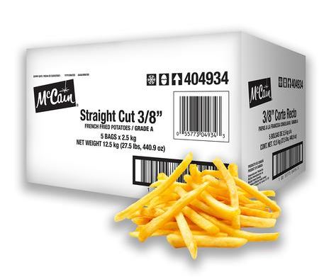 McCain Straight Cut Chips 3/8