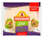 Mission Foods Plain Tortilla Wraps 10inch - Pack of 6