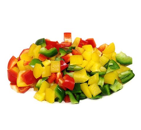 Pepper Mixed Hand Diced 5mm - 1kg