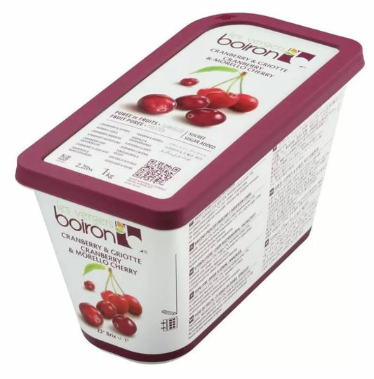 Puree Cranberry & Griotte Morello Cherry Tub - 1kg