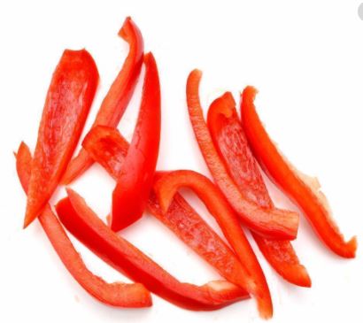 Pepper Red Sliced 3mm - 1kg