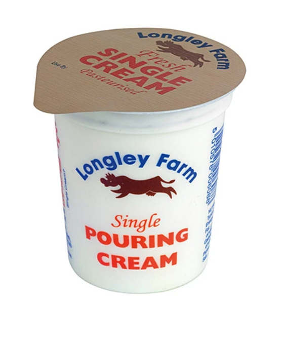 Single Pouring Cream - Longley Farm - 150ml-Watts Farms