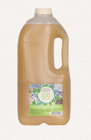 Apple Juice Fresh Bottle Village Press