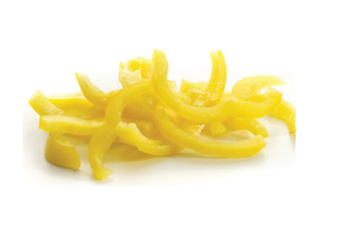 Pepper Yellow Hand Sliced 3mm - 1kg