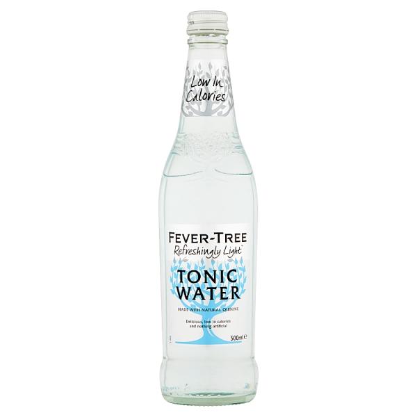 Fever Tree Light Tonic Water Large Bottle (8 x 500ML)