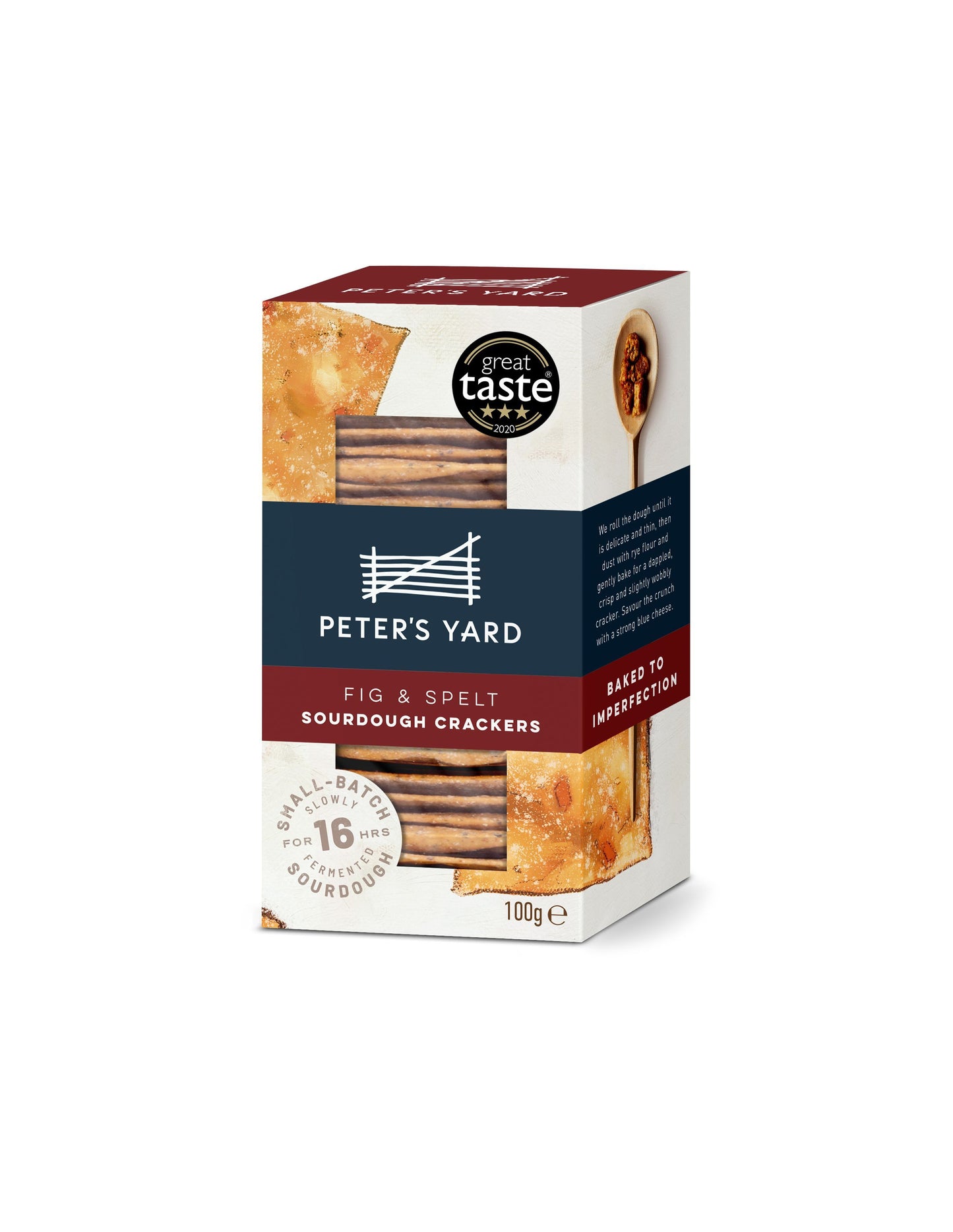 Peter's Yard Sourdough Crispbread Fig & Spelt- 100g