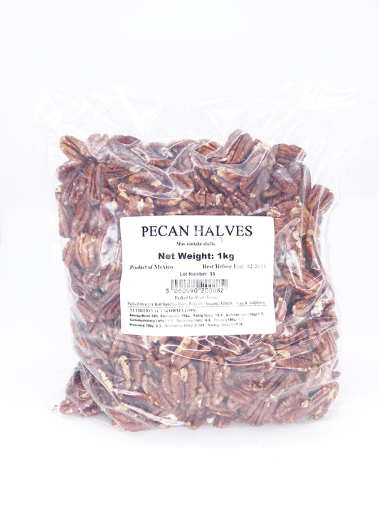 Pecan Nuts halved- kg-Watts Farms