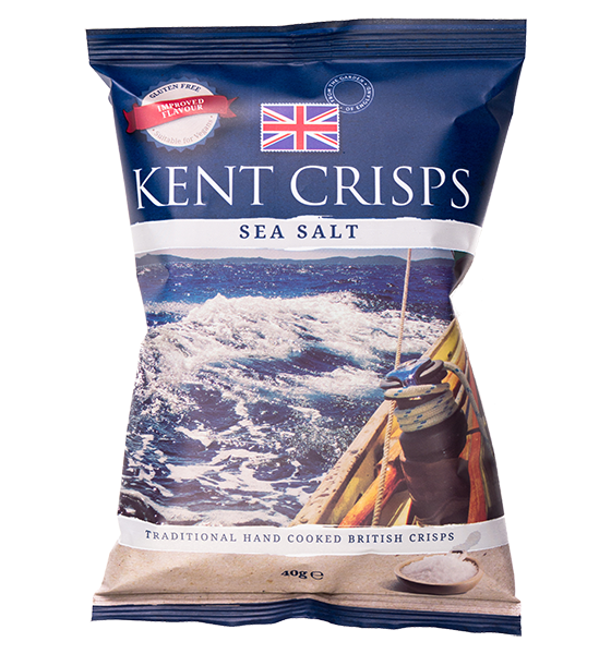 Kent Crisps - Sea Salt - 20x40g-Watts Farms