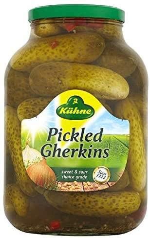 Large Pickled Gherkins - Kuhne - 2.4kg-Watts Farms