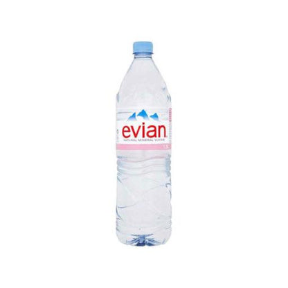 Evian Still Mineral Water - 6x1.5Ltr-Watts Farms