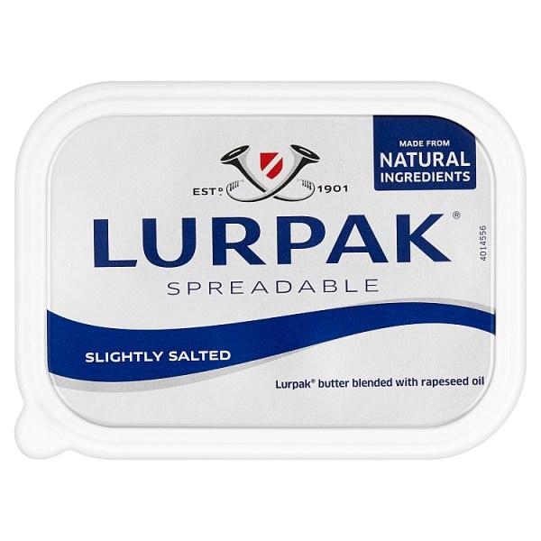 Butter Lurpak Spreadable Slightly Salted - 250g